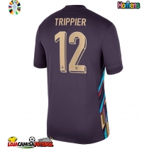 Camisa de Futebol Inglaterra Kieran Trippier #12 Equipamento Secundário Europeu 2024 Manga Curta